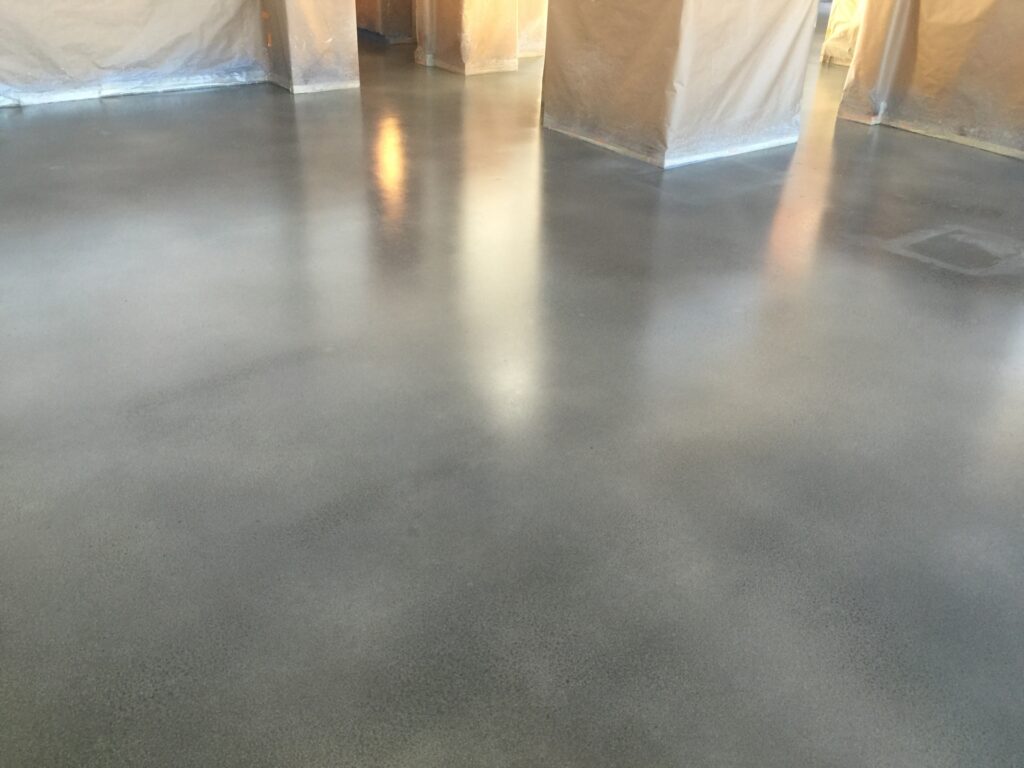 garage interior design concrete