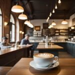 Small cafe interior on a modest budget