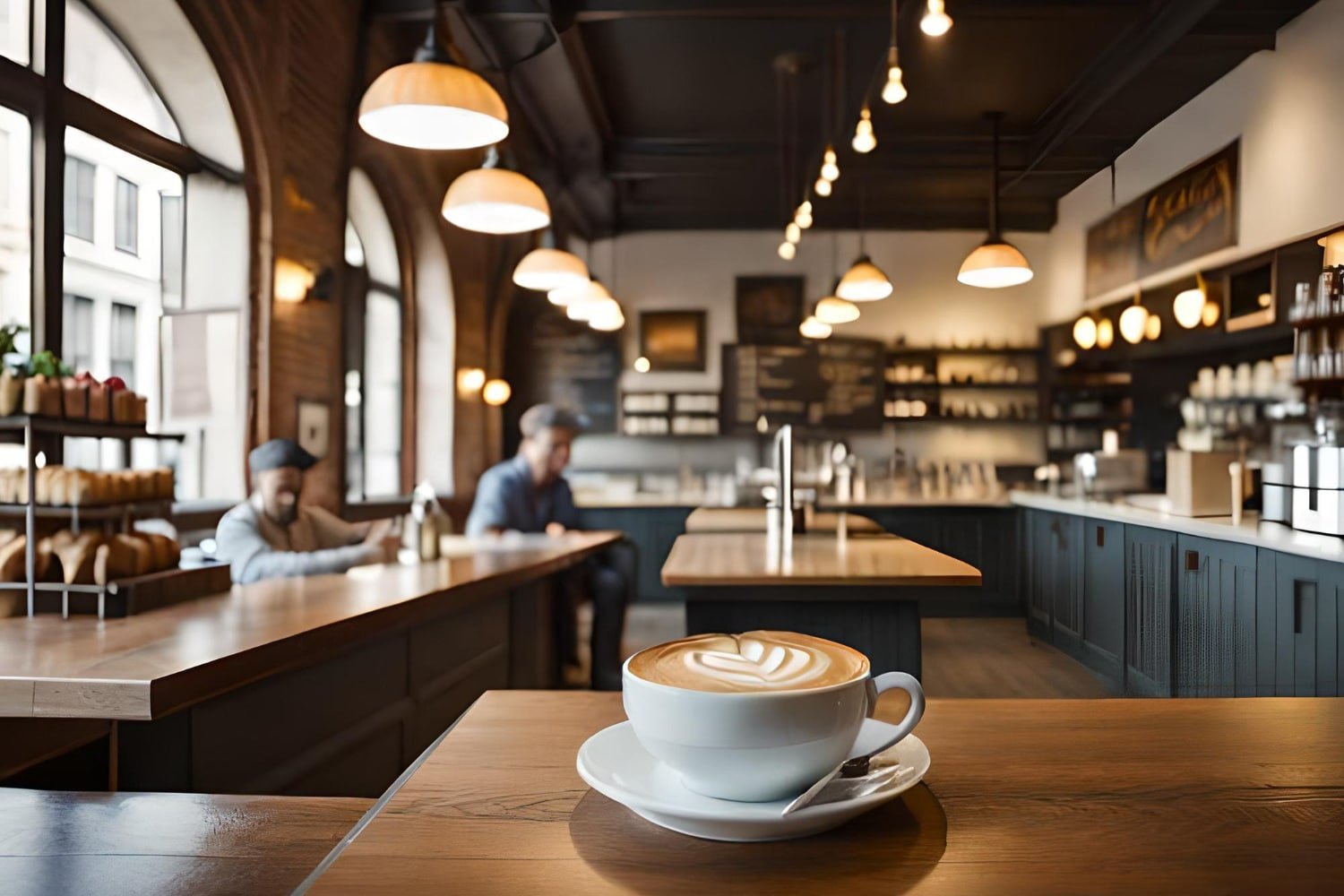 Small cafe interior on a modest budget