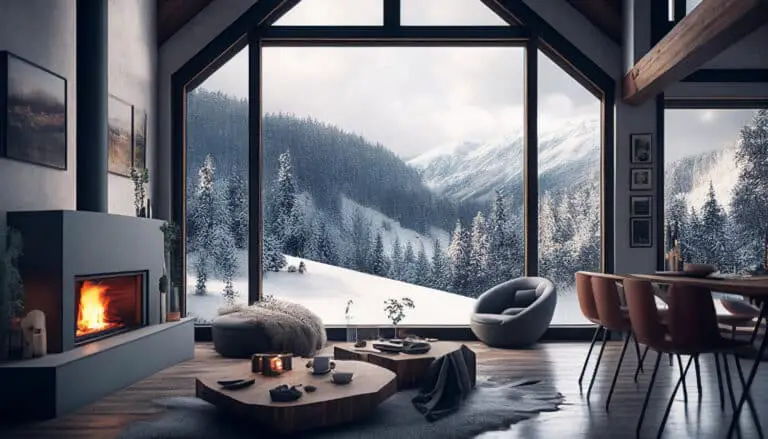modern mountain interior design