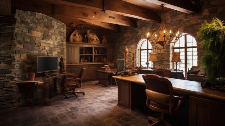 Medieval Interior Design: Stone, Timber, and Proportion in Modern Rooms 8 Medieval inspired interior with rustic architecture