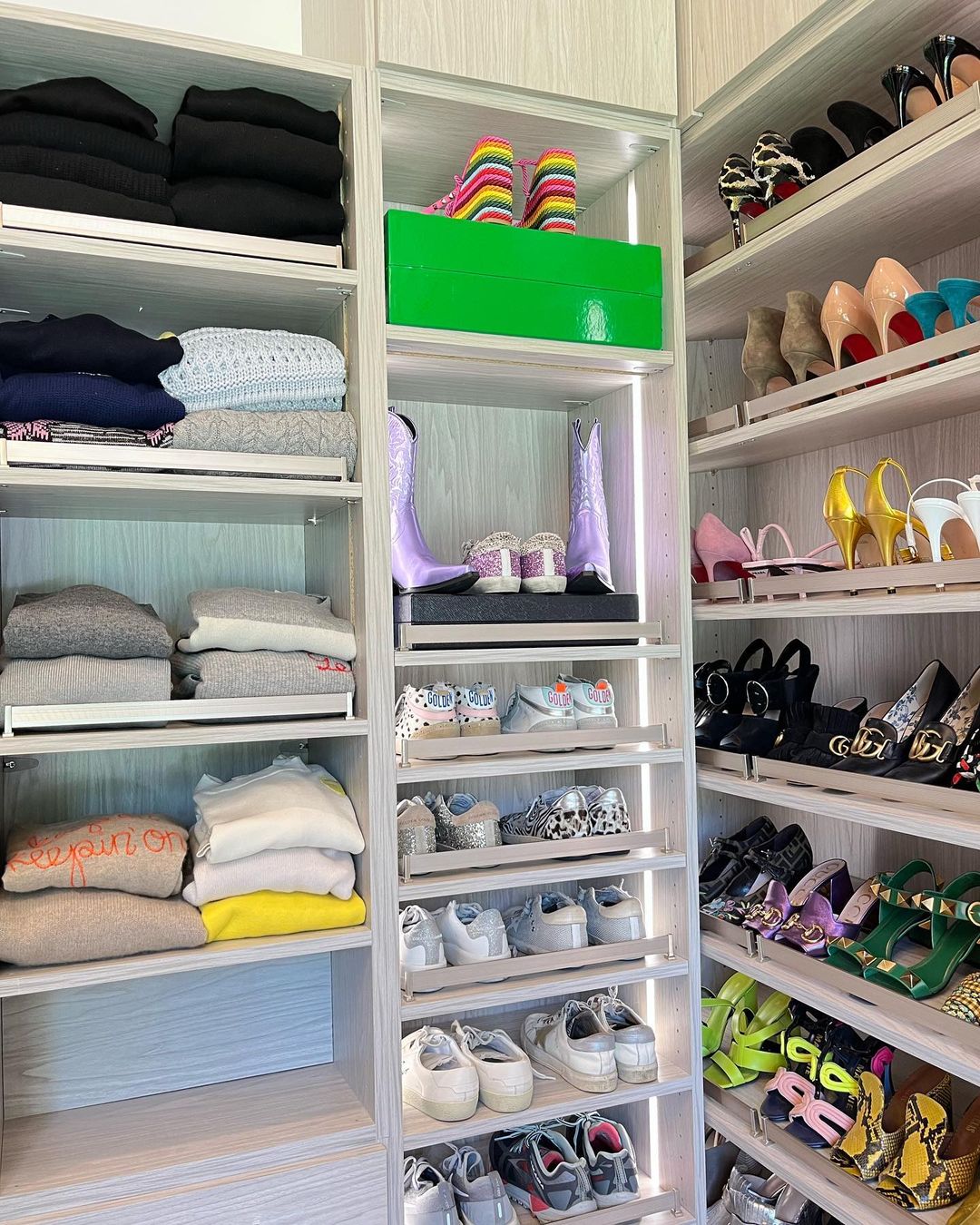 closet with shoestation