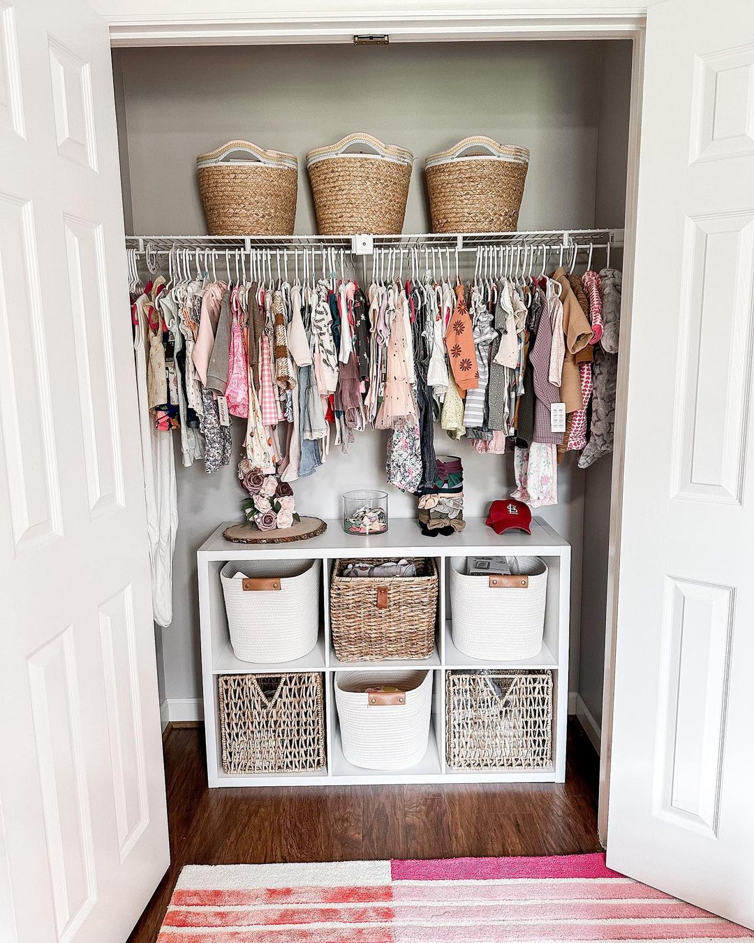 closet in a kids bedroom