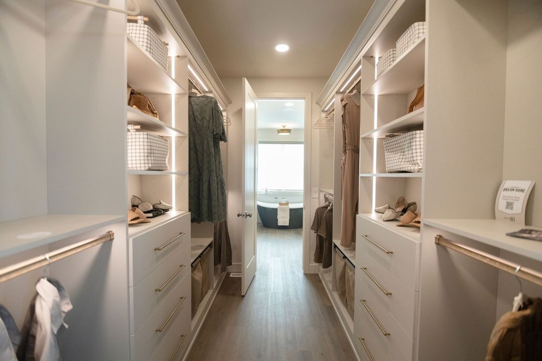 with walk in closet