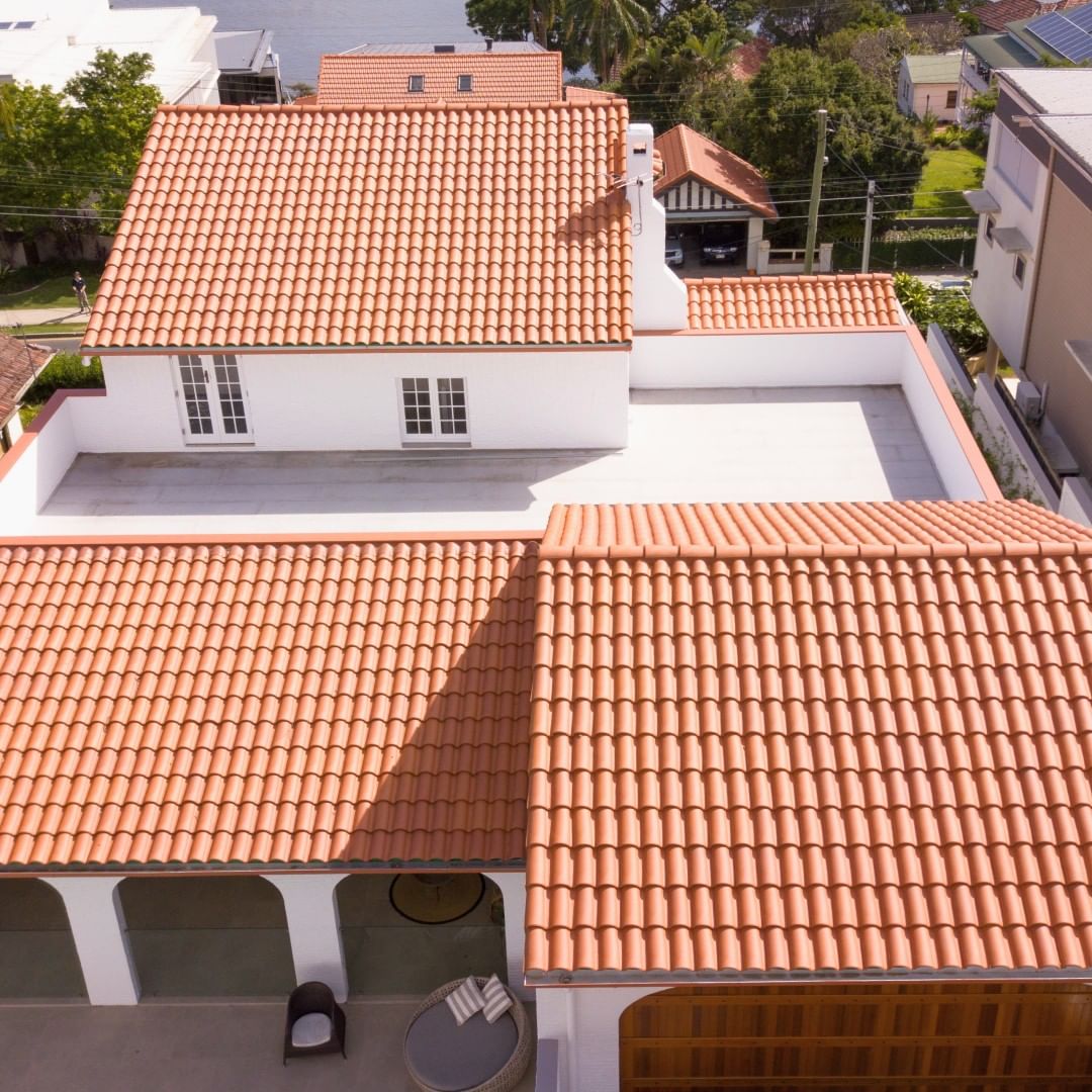 modern hacienda roof
