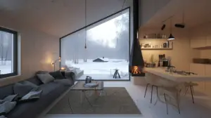 Scandinavian Cabin Interior
