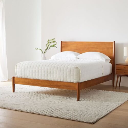 14 Mid Century Modern Bedroom Ideas 2024 You Will Love   Westelmph Beginning With The Bed 1 500x500 