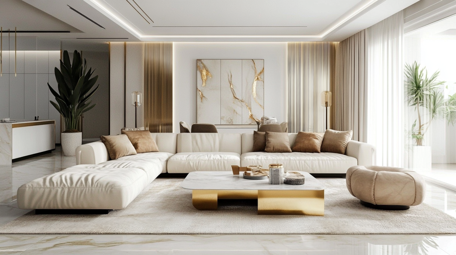 White and Gold Interior Design Ideas Cover