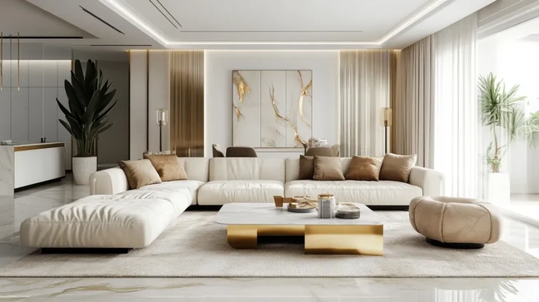 10 White and Gold Interior Design Ideas That Actually Work 15 White and Gold Interior Design Ideas Cover