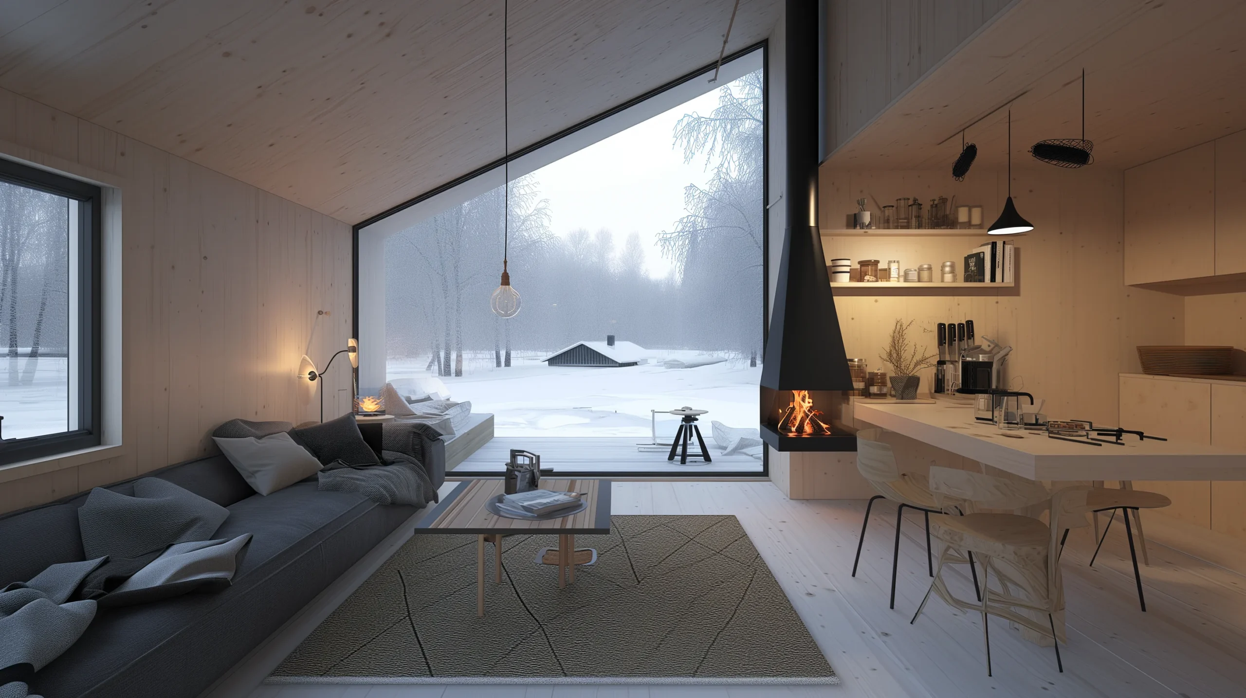 Scandinavian Cabin Interior: 20 Ideas Worth Stealing 1 Scandinavian Cabin Interior