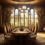 Art Nouveau Interior deisgn living room