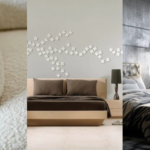 Romantic bedroom with structured softness