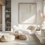 Rustic Scandinavian Living Room