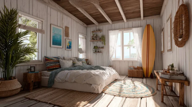 Surf Shack Interior Design: What the Aesthetic Actually Requires 1 surf shack interior design bedroom